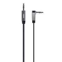 belkin mixit 35mm flat right angle aux cable 09m in black