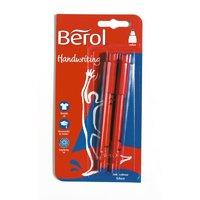 Berol Handwriting Blister Carded Black - 2 Pack