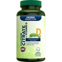 Betancourt Nutrition Essentials Calcium Citrate + Vitamin D 120 Tablets