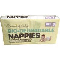 beaming baby bio degradable nappies midi 40