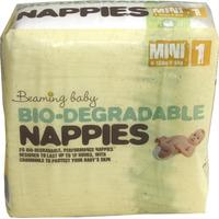 beaming baby bio degradable nappies mini 20