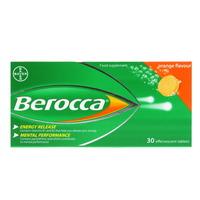 Berocca Effervescent Orange Tablets 30 Pack
