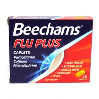Beechams Flu Plus Caplets 16 Pack
