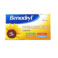 Benadryl One A Day Relief 14 Pack