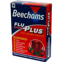 Beechams Flu Plus Hot Berry Fruits 10