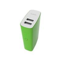 belkin 4000mah portable dual usb rechargable battery pack green