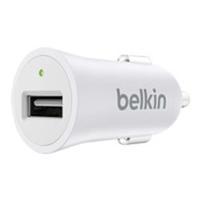 Belkin Premium Ultra-Fast 2.4Amp USB Car Charger - White