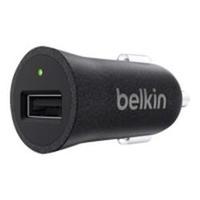 Belkin Premium Ultra-Fast 2.4Amp USB Car Charger - Black
