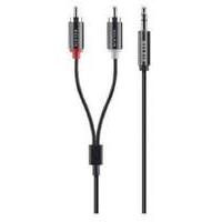 Belkin Mini Jack To Rca Stereo Audio Cable 3.5mm- Portable Audio To Hifi Stereo - 1.5m