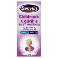 Benylin Childrens Cough Sore Throat Syrup