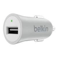 Belkin Premium Ultra-fast 2.4amp Usb Car Charger With Connected Equipment Warranty - Silver