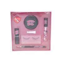 Betty Boop Gift Set False Eyelashes + Glue + Eye Liner + Sharperner + Small Mirror + Lip Sealant + Lipstick