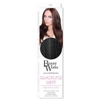 Beauty Works Clip-in Quadruple Weft Volumizer - Jet Set Black 1