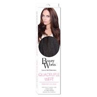 Beauty Works Clip-in Quadruple Weft Volumizer - Ebony 1B