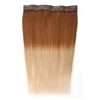 Beauty Works Clip-in Quadruple Weft Volumizer - Ombre Blonde 10/24T