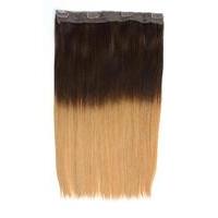 beauty works clip in quadruple weft volumizer ombre brunette 227t