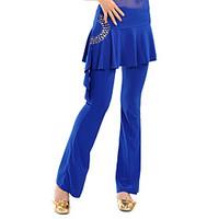 belly dance bottoms womens training crystal cotton draped 1 piece pant ...