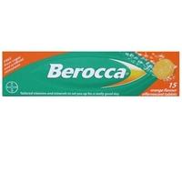 Berocca Effervescent Tablets 15\'s Orange Flavour