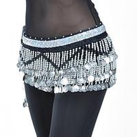 belly dance belt womens polyester beading coins