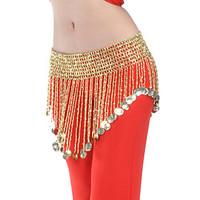 belly dance belt womens polyester beading coins