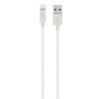 belkin premium 12m lightning to usb braided tangle free cable white