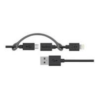 Belkin 2 in 1 Lightning and Micro-USB Charge and Sync Cable