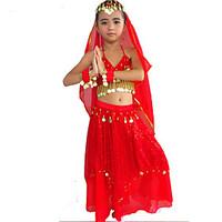 belly dance outfits womens performance spandex polyester beading gold  ...