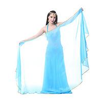 Belly Dance Stage Props Women\'s Performance Chiffon 1 Piece Veil