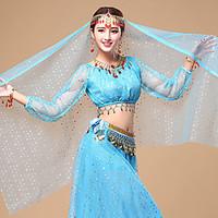 Belly Dance Veil Women\'s Performance Tulle 1 Piece Headpieces Veil