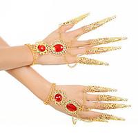 belly dance dance glove womens performance metal 2 pieces bracelets