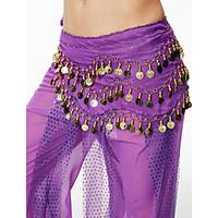 Belly Dance Hip Scarves Women\'s Performance Sequin Chiffon Belt Beading Sequin Paillettes 1 Piece Hip Scarf