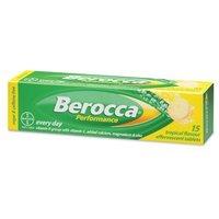 Berocca Effervescent Tablets, Tropical, 15Tabs