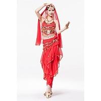 belly dance tops hip scarves headpieces skirts womens performance chif ...