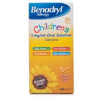 benadryl for children allergy solution