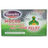 Benylin Mucus Cough & Cold All in One Relief Tablets