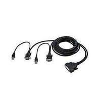 belkin omniview enterprise series dual port usb kvm cable 18m belkin