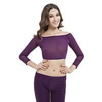 belly dance tops womens training spandex 1 piece long sleeve top