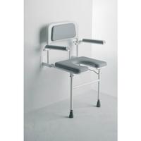Betterlife Padded Wall Mounted Gap Seat With Arms And Back