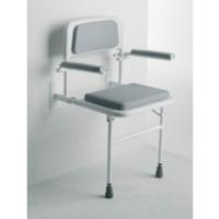Betterlife Padded Wall Mounted Full Seat With Arms And Back