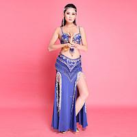 Belly Dance Outfits Women\'s Performance Polyester Tassel(s) 4 Pieces Belly Dance