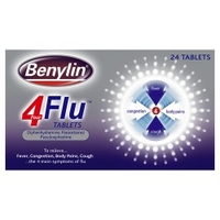 benylin 4 flu tablets 24 tablets