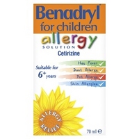 Benadryl for Children Allergy Solution 70ml