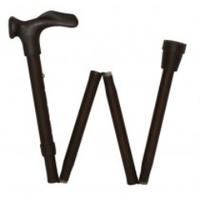Betterlife Right Adjustable Black Comfort Grip Walking Stick