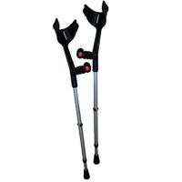 Betterlife Magic Twin Ergonomic Grip Crutches Black