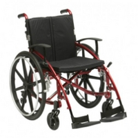 betterlife red aluminium wheelchair