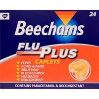 Beechams Flu Plus Caplets 24 Caplets
