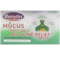 Benylin Mucus Cough Cold All In One Tablets