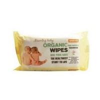 Beaming Baby Organic BabyWipes Unfragranced 72wipes (1 x 72wipes)