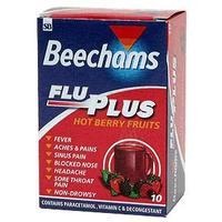 Beechams Flu Plus Hot Berry Fruits Pack of 10