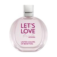 benetton lets love woman eau de toilette 100ml